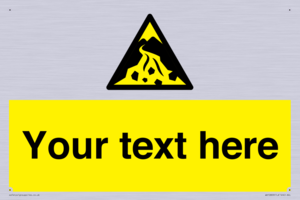 Custom Warning: Debris flow zone